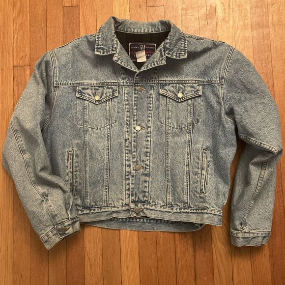 Gap Other - VTG 90’s GAP Premium Standard Jeans Wear Denim Jacket Blanket Lined Men’s XL